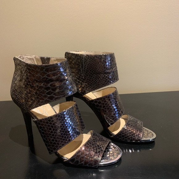 Jessica Simpson 3.5 inch animal print heels - Picture 1 of 5